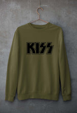 Load image into Gallery viewer, Kiss Rock Band Unisex Sweatshirt for Men/Women-S(40 Inches)-Olive Green-Ektarfa.online
