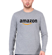 Load image into Gallery viewer, Amazon Full Sleeves T-Shirt for Men-Grey Melange-Ektarfa.online
