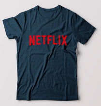 Load image into Gallery viewer, Netflix T-Shirt for Men-Petrol Blue-Ektarfa.online
