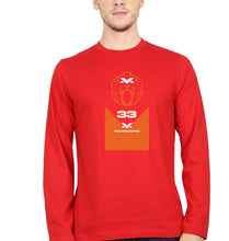Load image into Gallery viewer, Max Verstappen Full Sleeves T-Shirt for Men-S(38 Inches)-Red-Ektarfa.online
