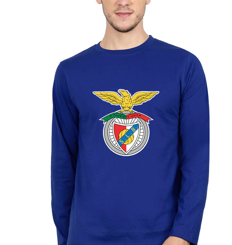Benfica Full Sleeves T-Shirt for Men-Royal Blue-Ektarfa.online