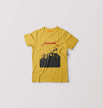 Load image into Gallery viewer, Metallica Kids T-Shirt for Boy/Girl-0-1 Year(20 Inches)-Golden Yellow-Ektarfa.online
