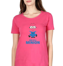 Load image into Gallery viewer, Minion T-Shirt for Women-XS(32 Inches)-Pink-Ektarfa.online
