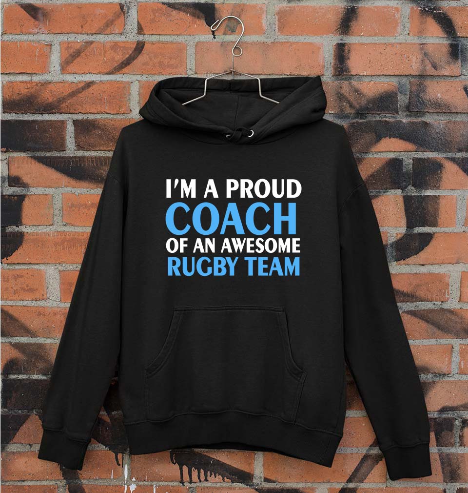 Rugby Unisex Hoodie for Men/Women-Black-Ektarfa.online