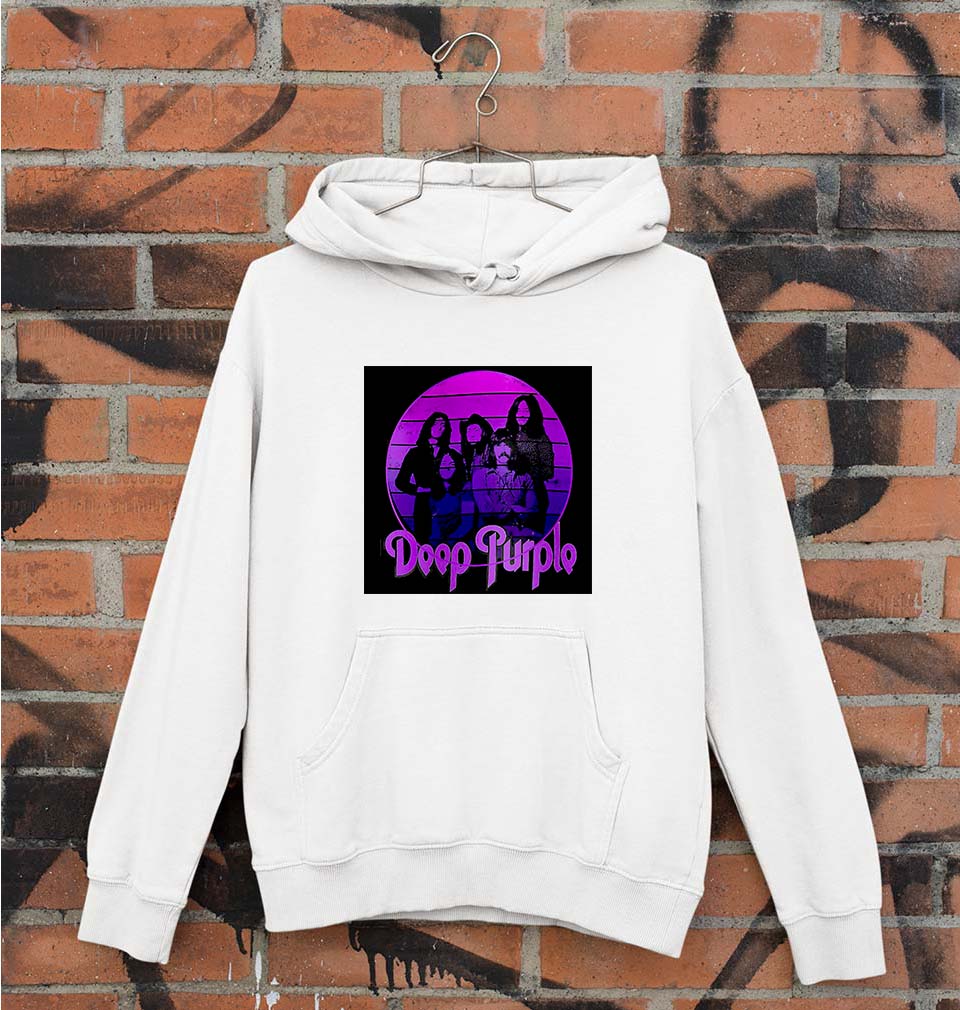 Deep Purple Unisex Hoodie for Men/Women-White-Ektarfa.online