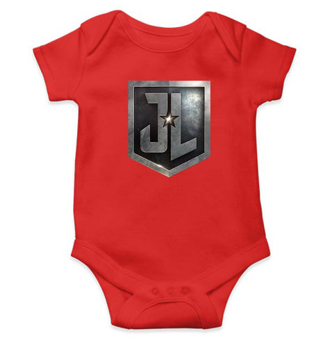 Justice League Kids Romper Kids Romper For Baby Boy/Girl-0-5 Months(18 Inches)-RED-Ektarfa.online