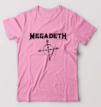 Load image into Gallery viewer, Megadeth T-Shirt for Men-S(38 Inches)-Light Baby Pink-Ektarfa.online
