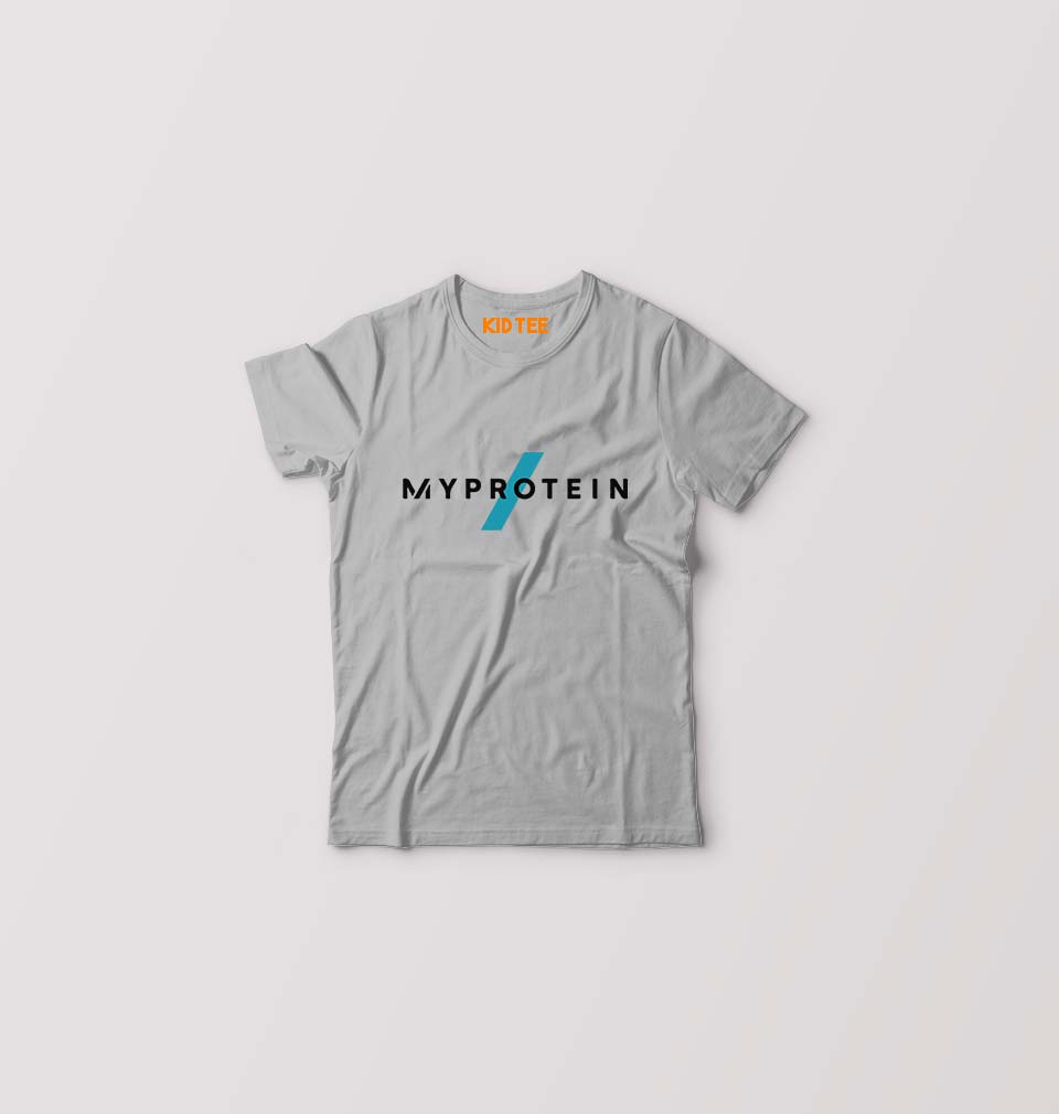 Myprotein Kids T-Shirt for Boy/Girl-Grey-Ektarfa.online