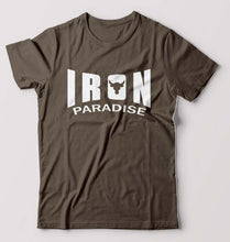 Load image into Gallery viewer, Iron Paradise T-Shirt for Men-Olive Green-Ektarfa.online
