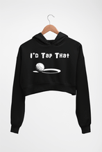 Load image into Gallery viewer, Golf Crop HOODIE FOR WOMEN-Black-Ektarfa.online
