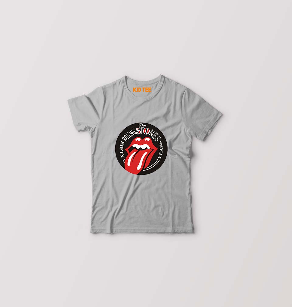 Rolling Stones Kids T-Shirt for Boy/Girl-Grey-Ektarfa.online