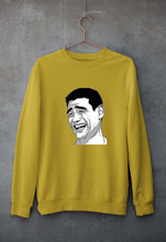 Load image into Gallery viewer, Yao Ming Face(Bitch Please) Unisex Sweatshirt for Men/Women-Mustard Yellow-Ektarfa.online
