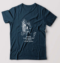 Load image into Gallery viewer, Kurt Cobain T-Shirt for Men-S(38 Inches)-Petrol Blue-Ektarfa.online
