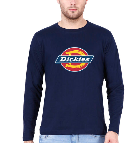Dickies Full Sleeves T-Shirt for Men-Navy Blue-Ektarfa.online
