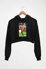 Load image into Gallery viewer, David Campese Crop HOODIE FOR WOMEN-Black-Ektarfa.online
