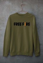 Load image into Gallery viewer, Free Fire Unisex Sweatshirt for Men/Women-S(40 Inches)-Olive Green-Ektarfa.online
