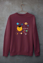 Load image into Gallery viewer, Solar System Unisex Sweatshirt for Men/Women-S(40 Inches)-Maroon-Ektarfa.online
