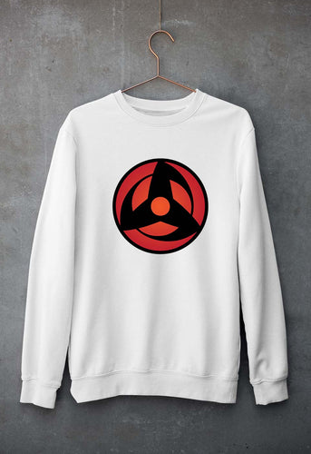 Sharingan Unisex Sweatshirt for Men/Women-White-Ektarfa.online