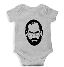 Load image into Gallery viewer, Steve Jobs Kids Romper For Baby Boy/Girl-0-5 Months(18 Inches)-Grey-Ektarfa.online
