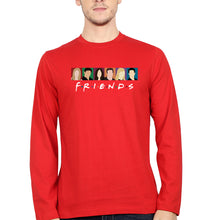 Load image into Gallery viewer, Friends Full Sleeves T-Shirt for Men-Red-Ektarfa.online
