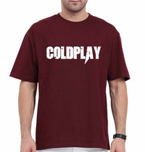 Load image into Gallery viewer, Coldplay Oversized T-Shirt for Men-Maroon-Ektarfa.online
