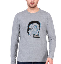 Load image into Gallery viewer, Cyberpunk Full Sleeves T-Shirt for Men-Grey-Ektarfa.online
