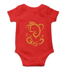 Load image into Gallery viewer, Ganpati JI(Ganesh) Kids Romper For Baby Boy/Girl-0-5 Months(18 Inches)-RED-Ektarfa.online
