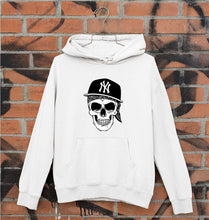 Load image into Gallery viewer, Hip Hop Skull NY Unisex Hoodie for Men/Women-White-Ektarfa.online
