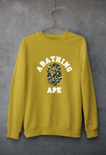 Load image into Gallery viewer, A Bathing Ape Unisex Sweatshirt for Men/Women-Mustard Yellow-Ektarfa.online
