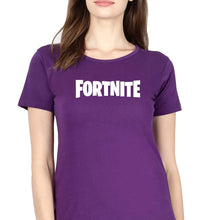 Load image into Gallery viewer, Fortnite T-Shirt for Women-XS(32 Inches)-Purple-Ektarfa.online

