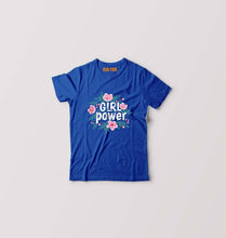 Load image into Gallery viewer, Feminist Girl Power Kids T-Shirt for Boy/Girl-0-1 Year(20 Inches)-Royal Blue-Ektarfa.online

