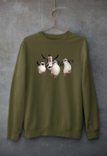 Load image into Gallery viewer, Penguins of Madagascar Unisex Sweatshirt for Men/Women-Olive Green-Ektarfa.online
