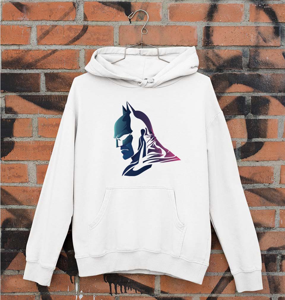 Batman Superhero Unisex Hoodie for Men/Women-White-Ektarfa.online