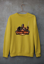 Load image into Gallery viewer, Game of War Unisex Sweatshirt for Men/Women-S(40 Inches)-Mustard Yellow-Ektarfa.online
