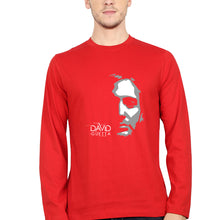 Load image into Gallery viewer, David Guetta Full Sleeves T-Shirt for Men-Red-Ektarfa.online
