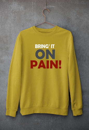 Gym Pain Unisex Sweatshirt for Men/Women-Mustard Yellow-Ektarfa.online