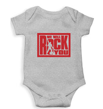 Load image into Gallery viewer, Queen Rock Band We Will Rock You Kids Romper For Baby Boy/Girl-0-5 Months(18 Inches)-Grey-Ektarfa.online
