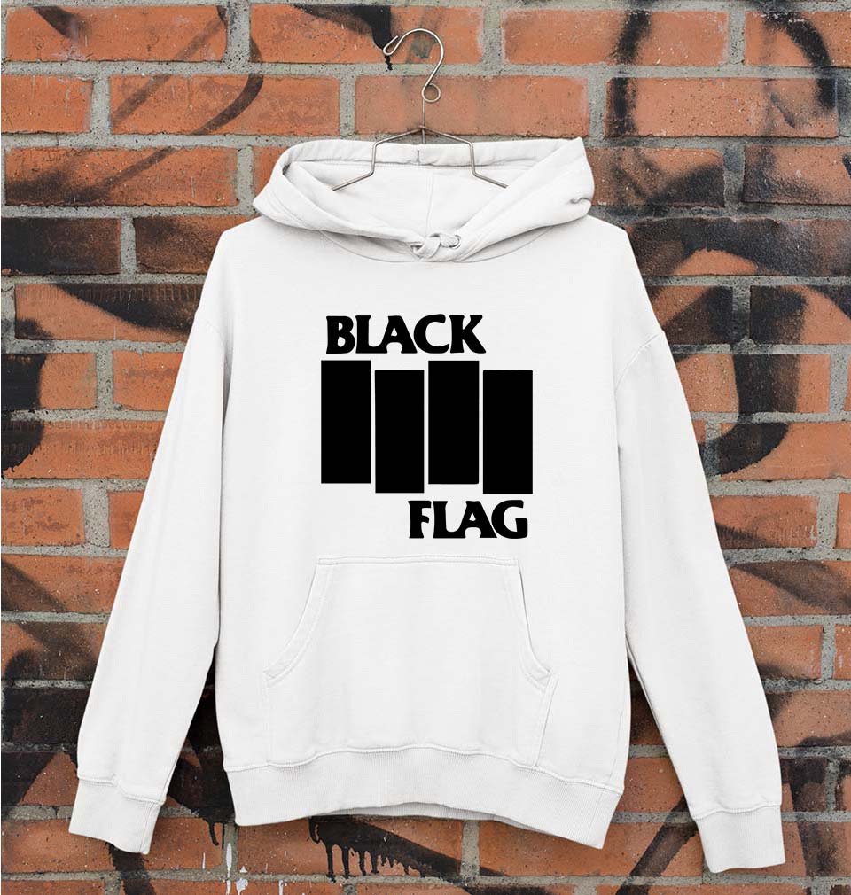 Black Flag Unisex Hoodie for Men/Women-S(40 Inches)-White-Ektarfa.online