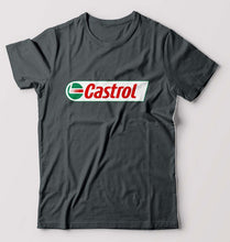 Load image into Gallery viewer, Castrol T-Shirt for Men-S(38 Inches)-Steel grey-Ektarfa.online
