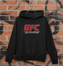 Load image into Gallery viewer, UFC Unisex Hoodie for Men/Women-S(40 Inches)-Black-Ektarfa.online
