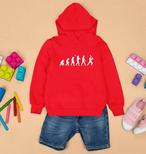 CRICKET Evolution Kids Hoodie for Boy/Girl-0-1 Year(22 Inches)-Red-Ektarfa.online