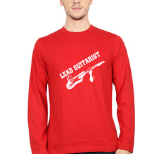 Load image into Gallery viewer, Guitarist Full Sleeves T-Shirt for Men-Red-Ektarfa.online

