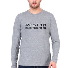 Load image into Gallery viewer, Doctor Full Sleeves T-Shirt for Men-Grey Melange-Ektarfa.online
