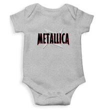 Load image into Gallery viewer, Metallica Kids Romper For Baby Boy/Girl-0-5 Months(18 Inches)-Grey-Ektarfa.online
