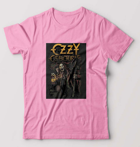 Ozzy Osbourne T-Shirt for Men-Light Baby Pink-Ektarfa.online