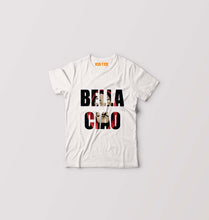 Load image into Gallery viewer, Money Heist Bella Ciao Kids T-Shirt for Boy/Girl-White-Ektarfa.online
