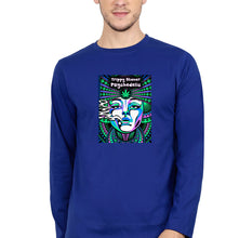 Load image into Gallery viewer, Trippy Stoner Psychedelic Full Sleeves T-Shirt for Men-Royal Blue-Ektarfa.online
