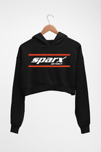 Load image into Gallery viewer, Sparx Crop HOODIE FOR WOMEN-Black-Ektarfa.online
