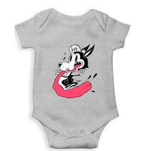 Load image into Gallery viewer, Funny Wolf Kids Romper For Baby Boy/Girl-0-5 Months(18 Inches)-Grey-Ektarfa.online
