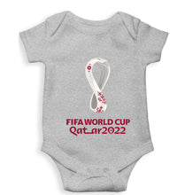 Load image into Gallery viewer, FIFA World Cup Qatar 2022 Kids Romper For Baby Boy/Girl-0-5 Months(18 Inches)-Grey-Ektarfa.online
